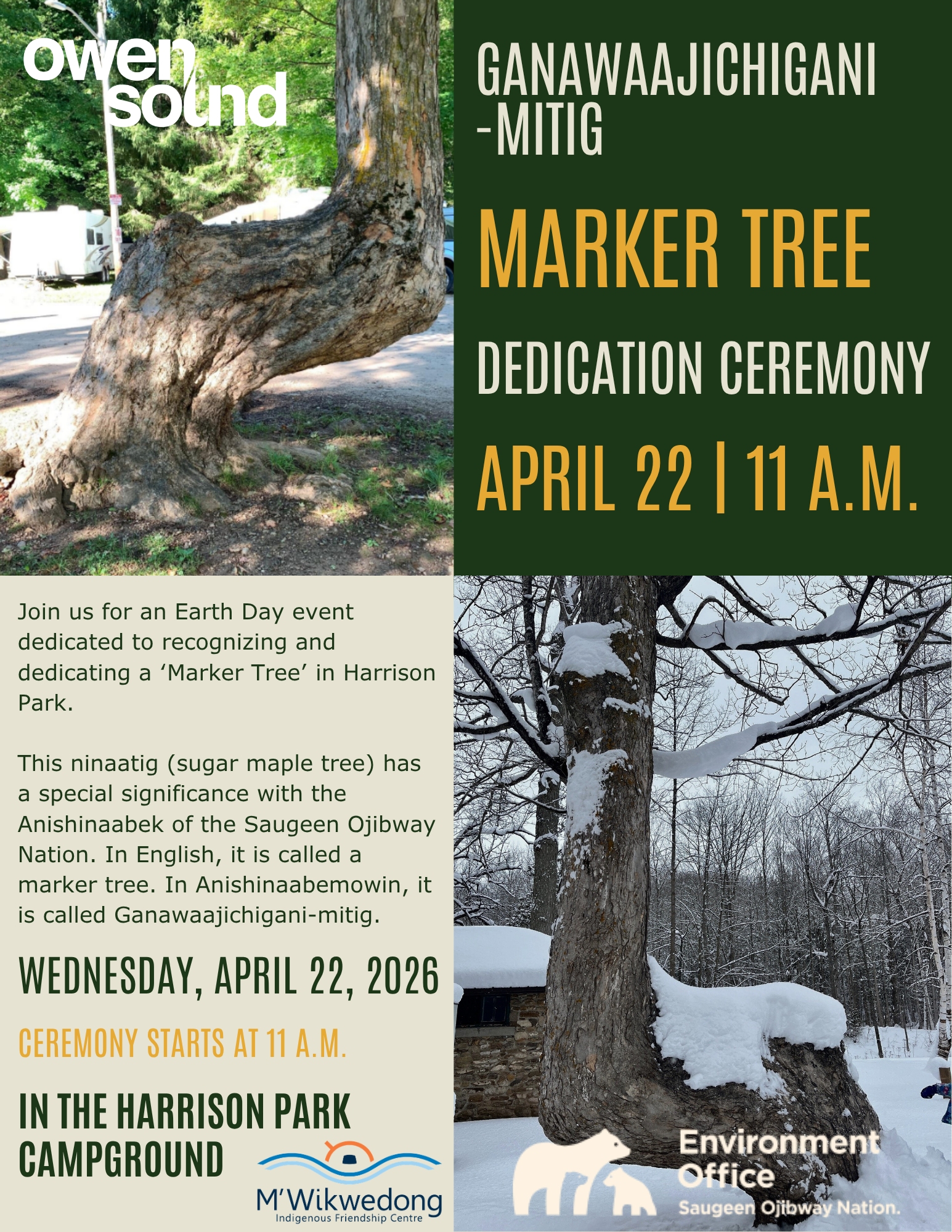 Event image Marker Tree Dedication Ceremony
